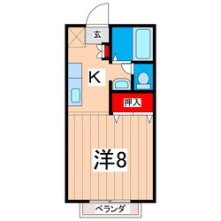 タチハイツの物件間取画像